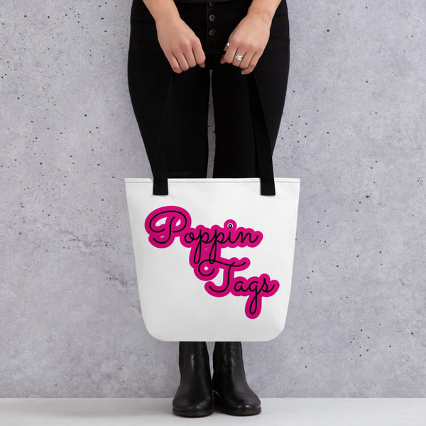 "Poppin Tags" Tote