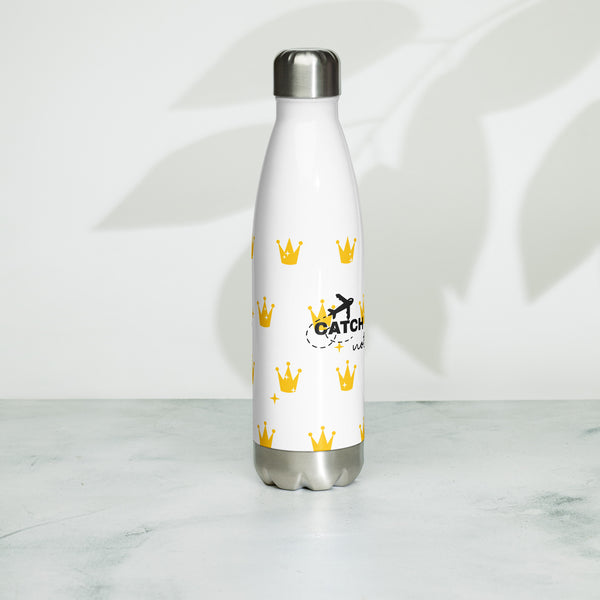 Catch Flights Stainless Steel Water Bottle