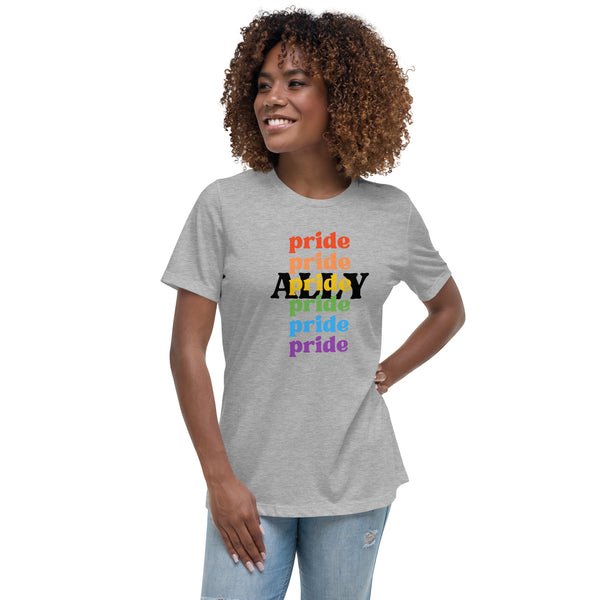 "PRIDE ALLY" - Women's Relaxed T-Shirt
