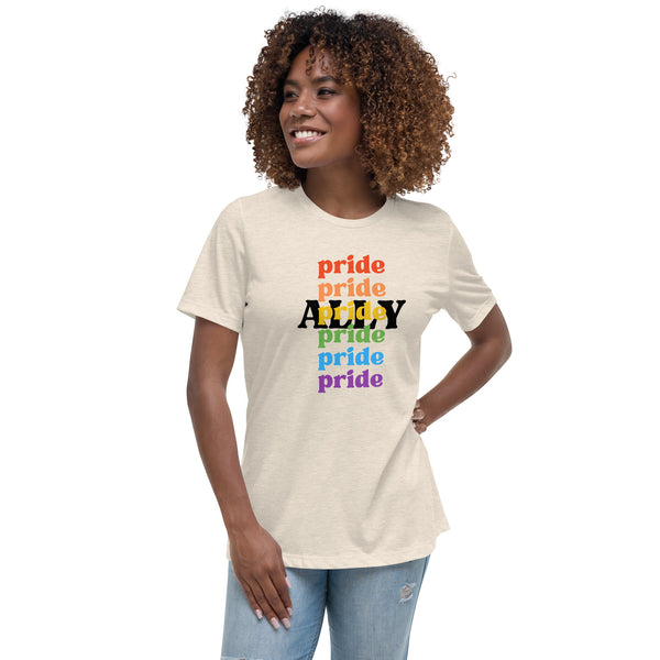 "PRIDE ALLY" - Women's Relaxed T-Shirt