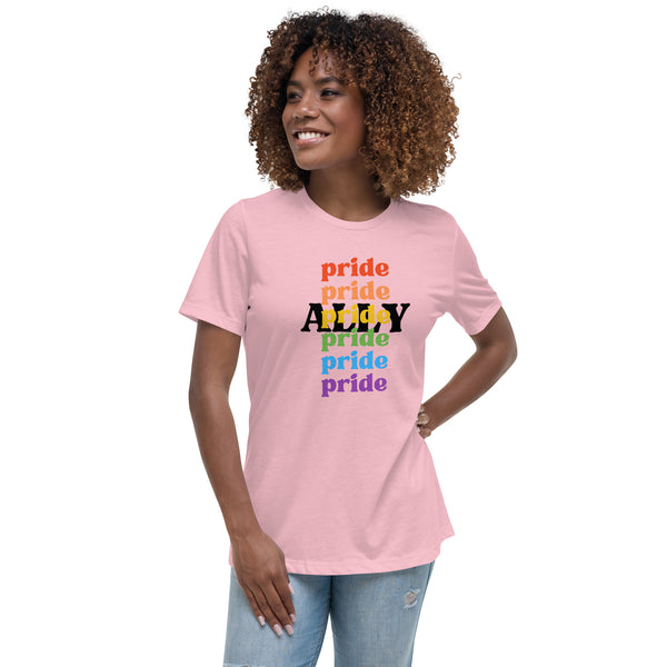 "PRIDE ALLY" - Women's Relaxed T-Shirt