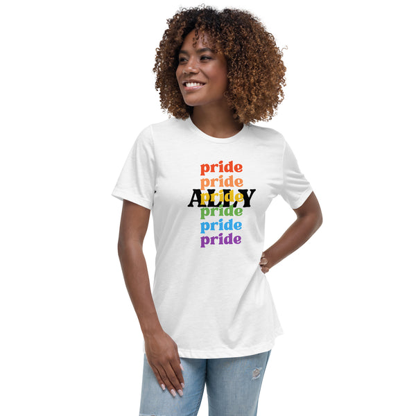 "PRIDE ALLY" - Women's Relaxed T-Shirt