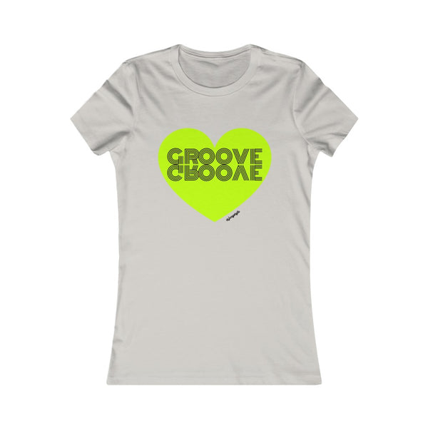 Groove is in the Heart - Women's Favorite Tee - Lime