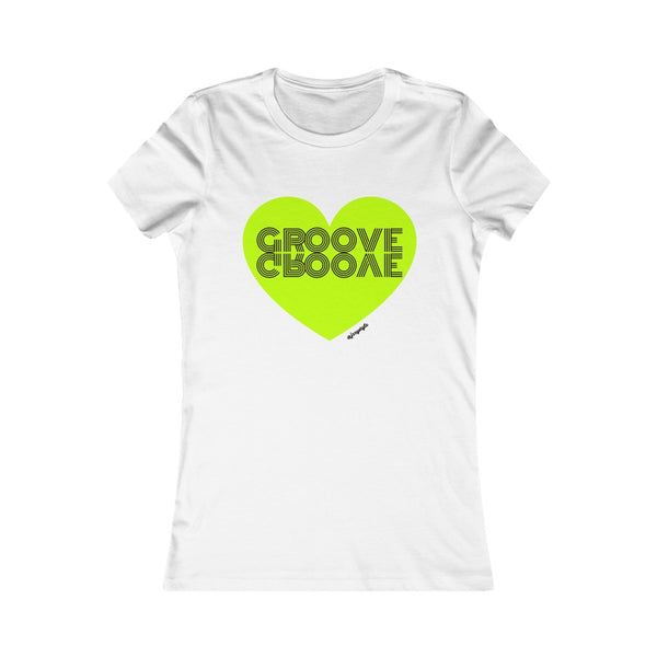 Groove is in the Heart - Women's Favorite Tee - Lime