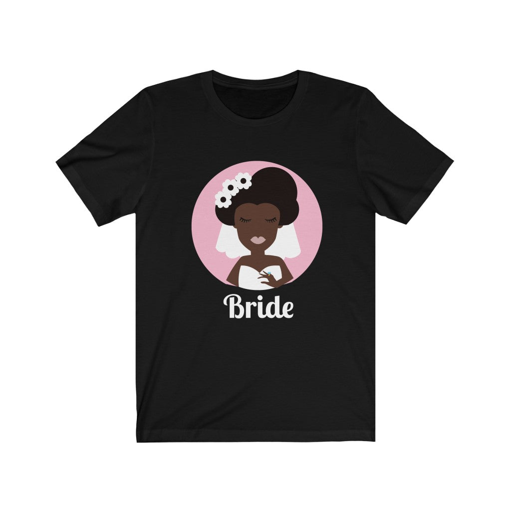 Pretty Brown Bride - Unisex Jersey Short Sleeve Tee